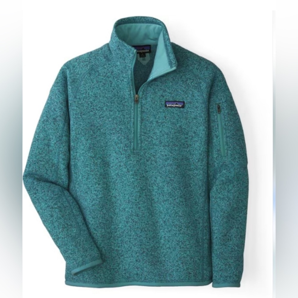 Patagonia Women's Better Sweater® 1/4-Zip Fleece - US Medium - Beryl Green